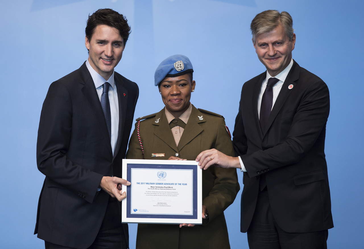 El anuncio fue realizado por el primer ministro canadiense, Justin Trudeau, en la segunda y última jornada de la conferencia de ministros de Defensa sobre misiones de paz de la ONU que se celebra en Vancouver (Canadá). (AP)