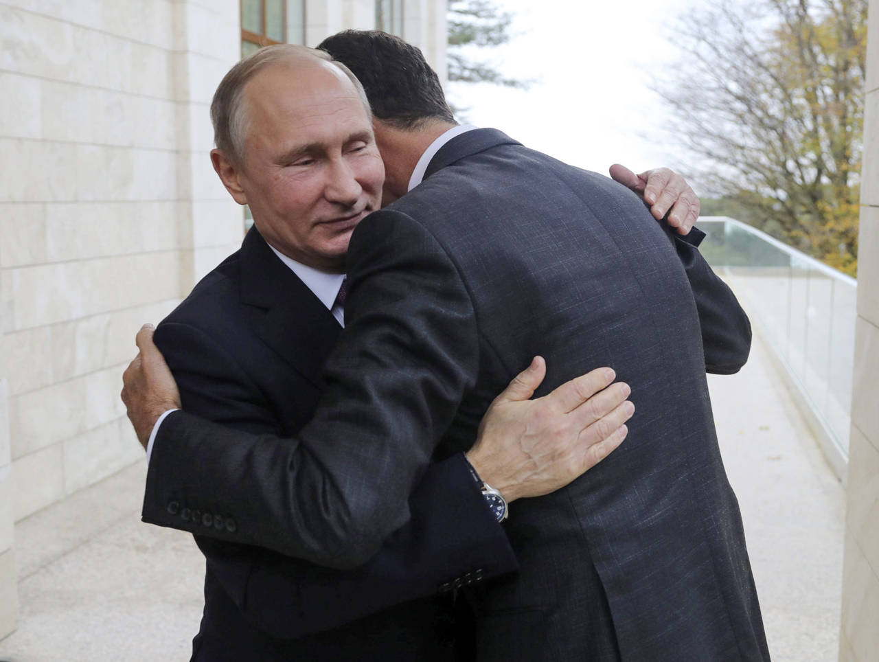 Reunión . Putin se reunió con el líder sirio Bachar al Asad el día de ayer. (AP)