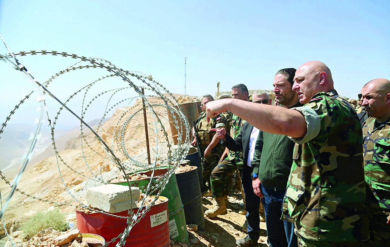 Saad Hariri habló con militares. (EFE)