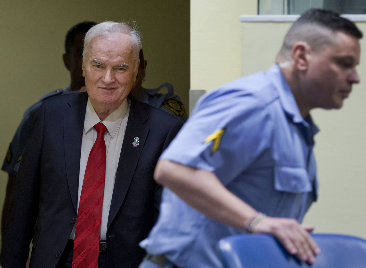 Caso. Ratko Mladic es responsable de 'los crímenes más atroces conocidos por la humanidad'. (AP)