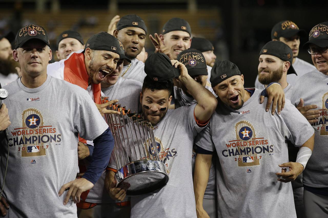 Los Astros de Houston son los actuales campeones de las Grandes Ligas. (Fotografía de EFE)