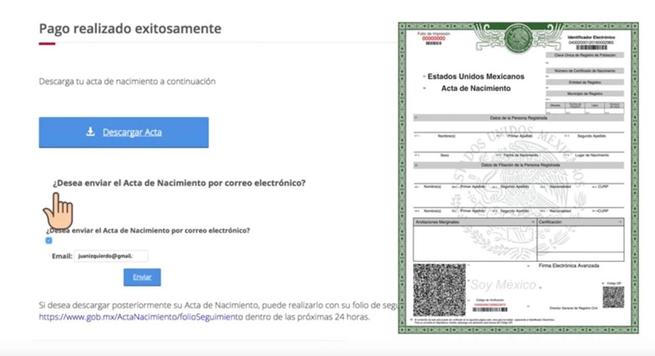 Ya Puedes Imprimir Tu Acta De Nacimiento Desde Casa Aquí Los Pasos El Siglo De Torreón 7500