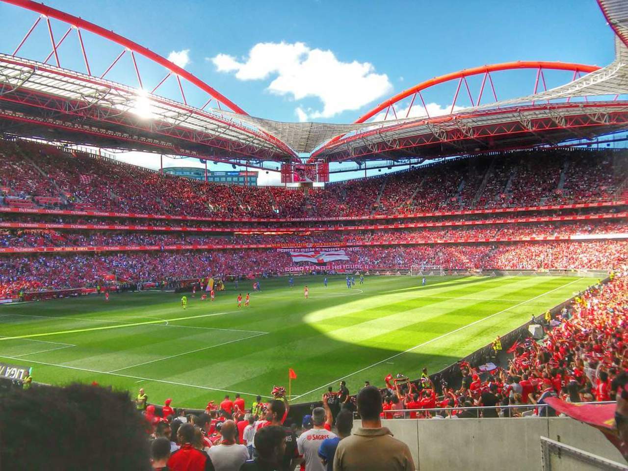 El Estadio da Luz busca albergar una final como la vivida en 2014 entre Real Madrid y Atlético de Madrid. (TWITTER)