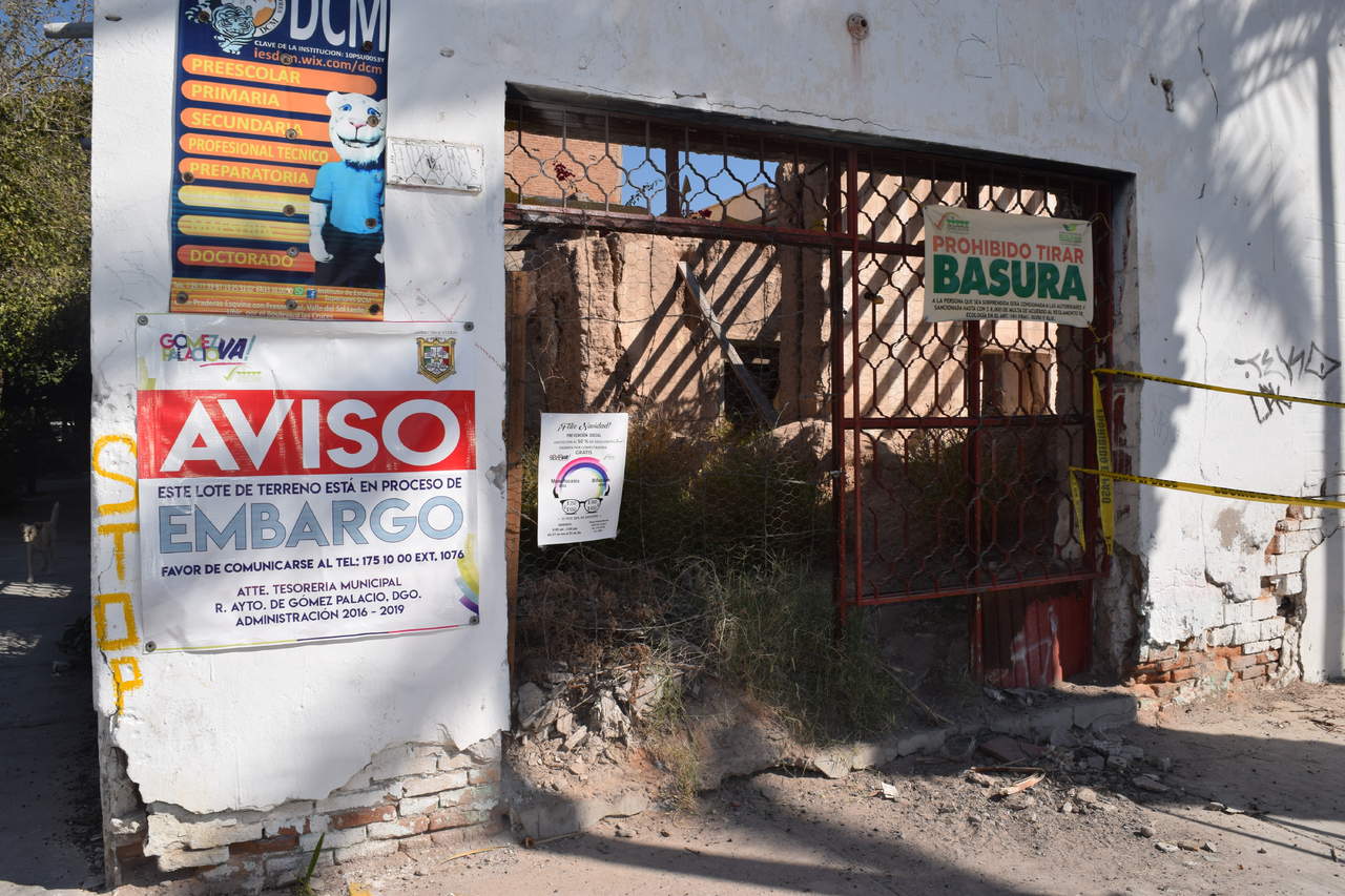 La ubicación de estas propiedades corresponde en su mayoría a la zona centro y algunas colonias aledañas, aunque todavía falta extender la revisión a las que están en la periferia, lo cual se hará en una segunda etapa a partir del próximo año.  (EL SIGLO DE TORREÓN)