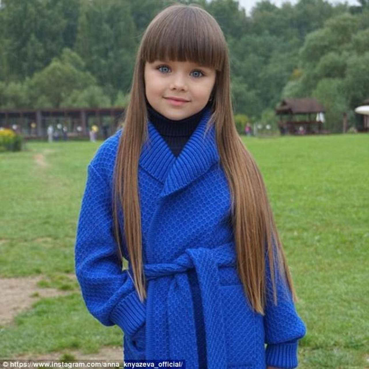 Anastasia Knyazeva, la niña aclamada como la más bella del mundo