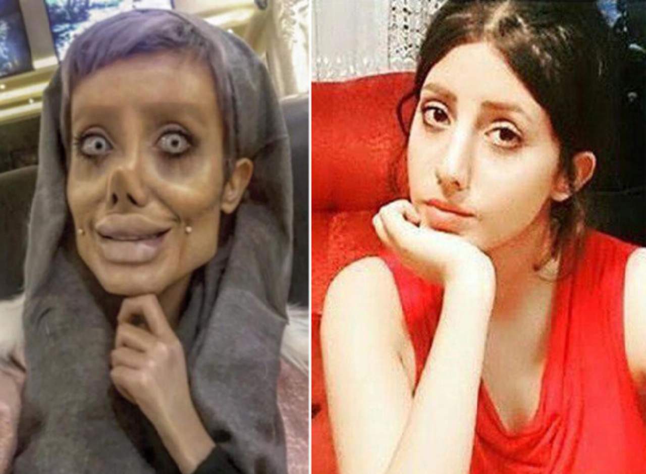 Sahar excusa el look como una forma de arte, ayudada por el maquillaje y el Photoshop. (INTERNET)