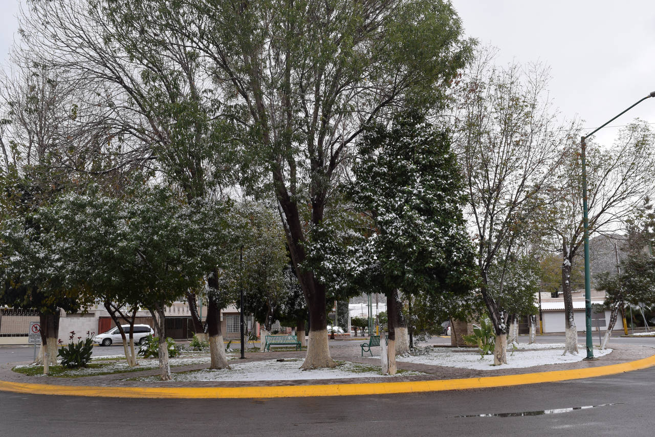 Condiciones. Se mantiene la alerta amarilla tras la caída de aguanieve y nevada en Gómez. (EL SIGLO DE TORREÓN)