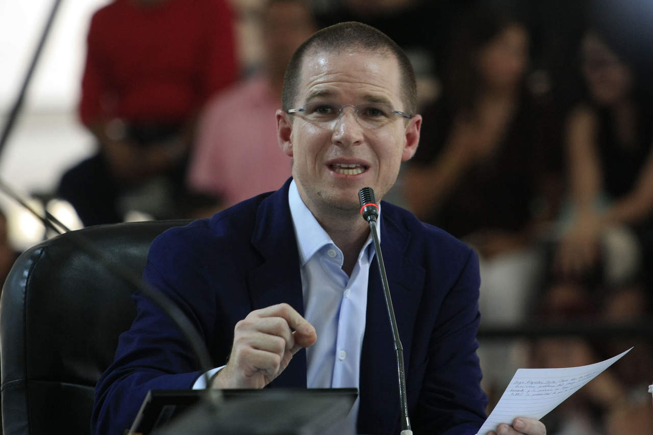 Ricardo Anaya buscará la candidatura del Frente por la Presidencia de la República. (ARCHIVO) 