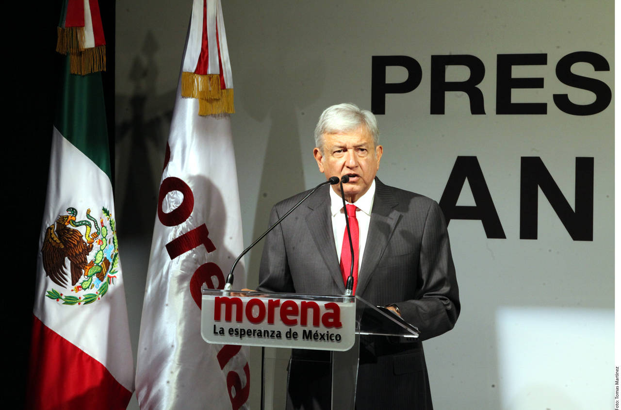 Andrés Manuel López Obrador arranca la carrera rumbo a la presidencia. (AGENCIA REFORMA) 