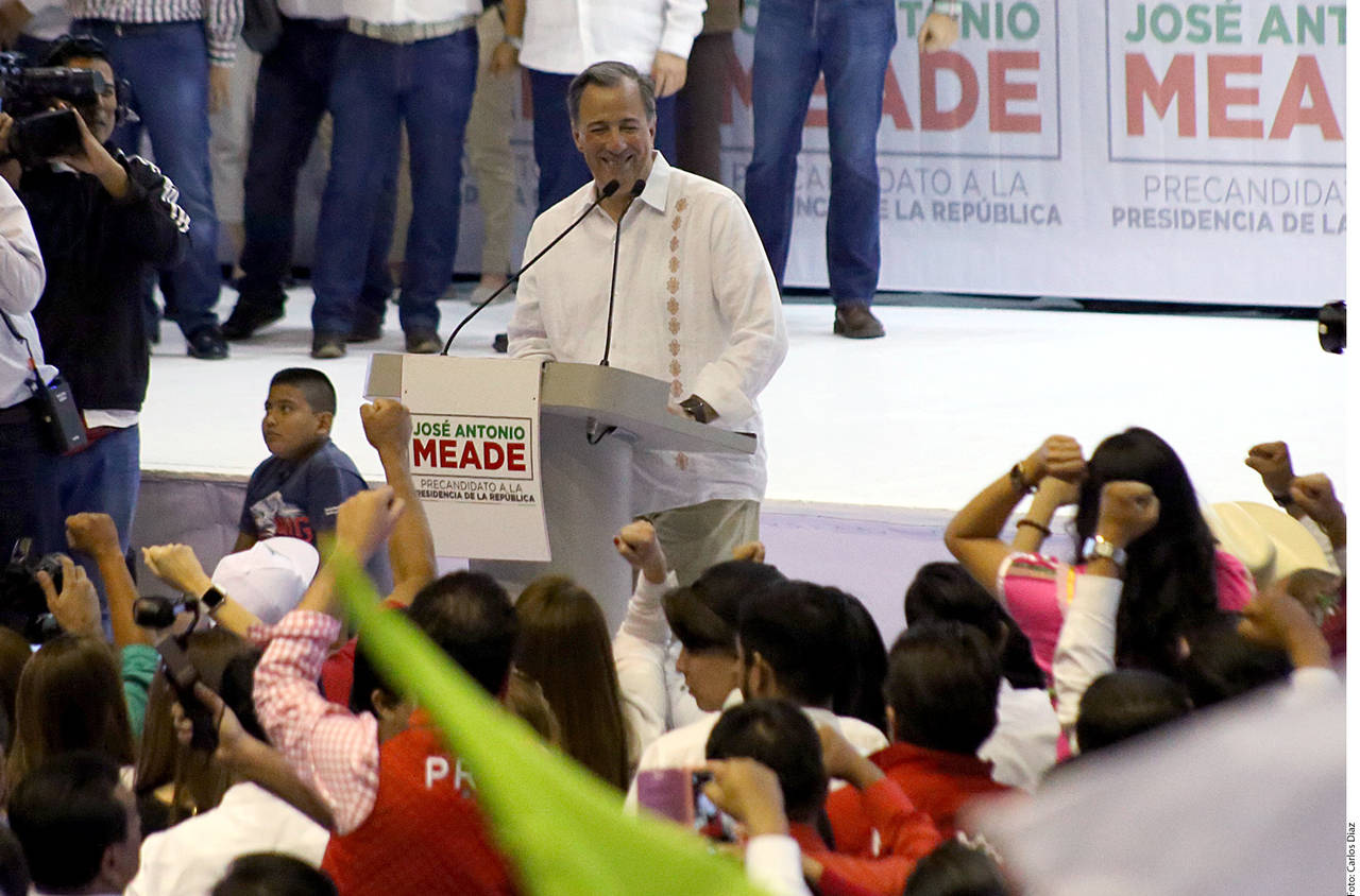 José Antonio Meade arranca la carrera rumbo a la presidencia. (AGENCIA REFORMA) 