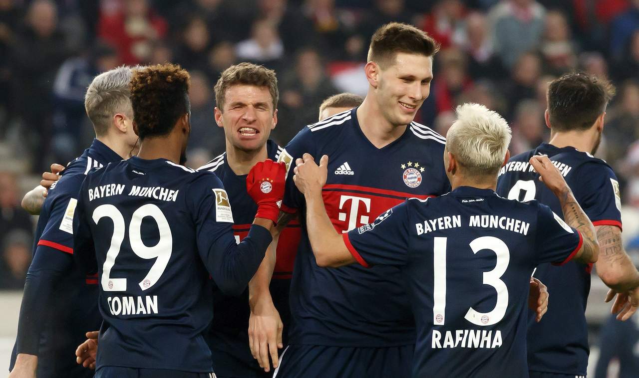 Bayern Munich llegó a 41 puntos y tiene 11 de ventaja en el liderato de la Bundesliga. (EFE)