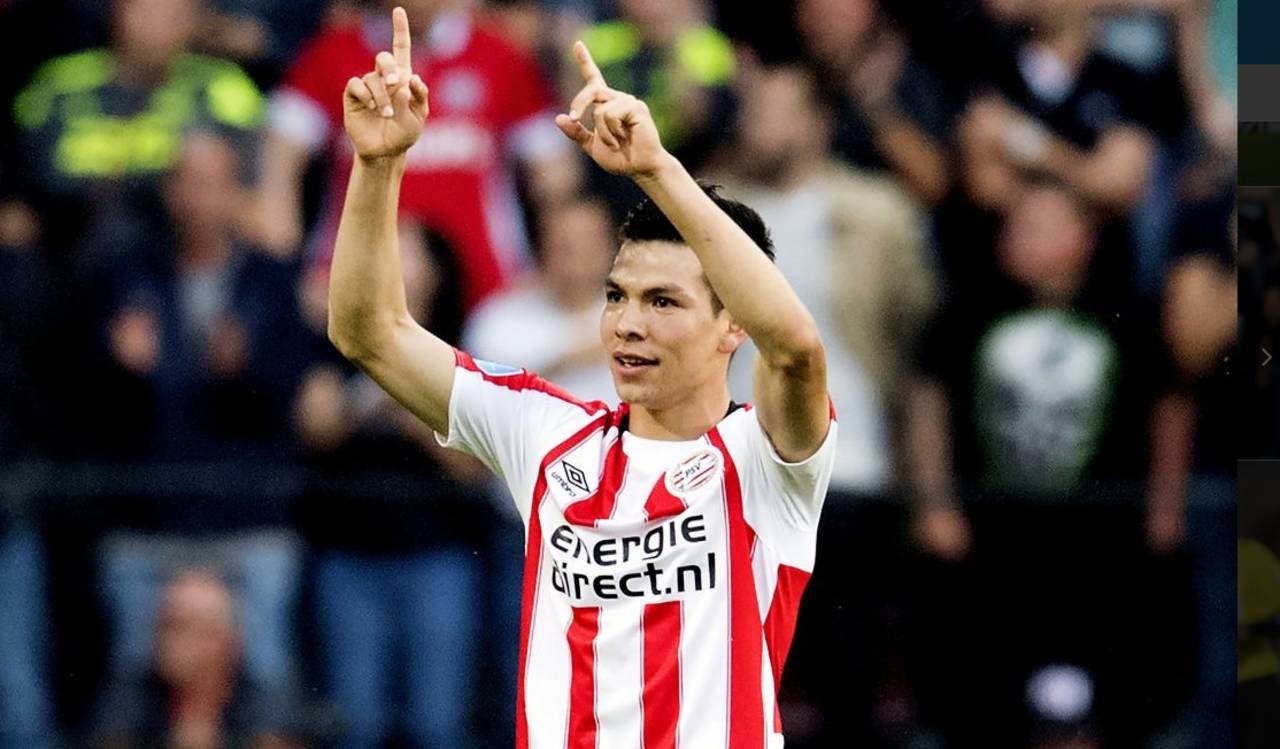 Hirving Lozano marcó el tercer tanto en la goleada del PSV 4-1 sobre el VVV Venlo en los octavos de final de la Copa de Holanda. (Archivo)