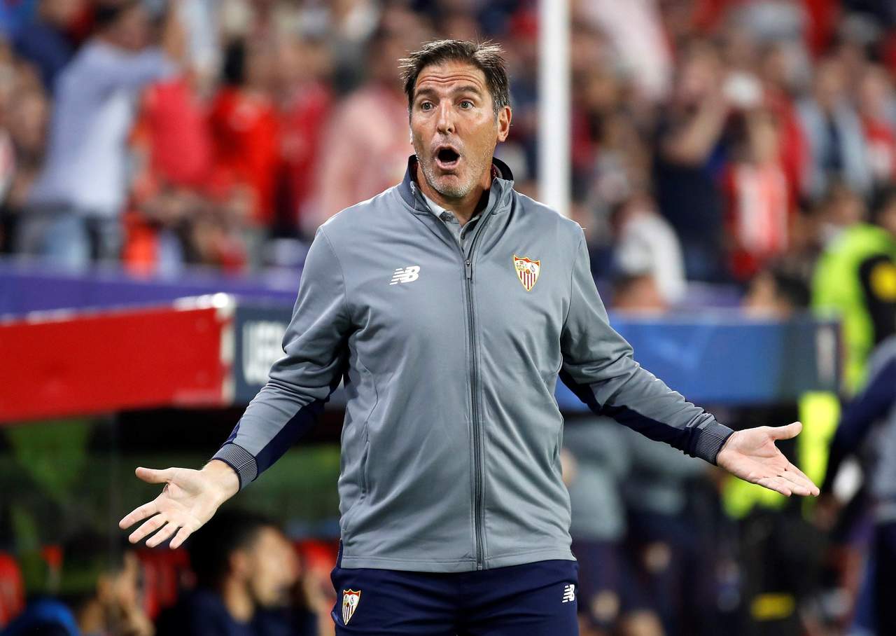 El entrenador argentino Eduardo Berizzo fue destituido ayer por el Consejo de Administración del Sevilla.
 (EFE)