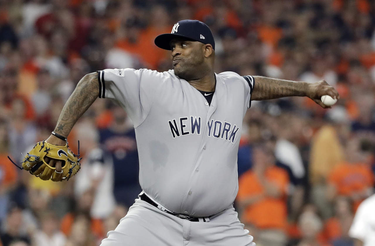 CC Sabathia terminó la campaña pasada con récord de 14-5 y efectividad de 3.69 en 27 aperturas. (Archivo)