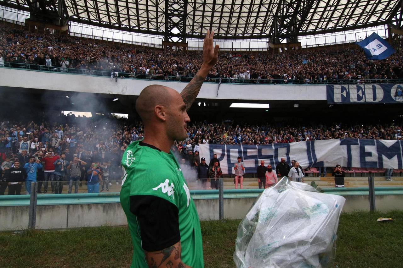 Paolo Cannavaro, de 36 años, anunció que el partido que Sassuolo disputará en cancha de la Roma será el último que juegue en la Serie A. (Archivo)