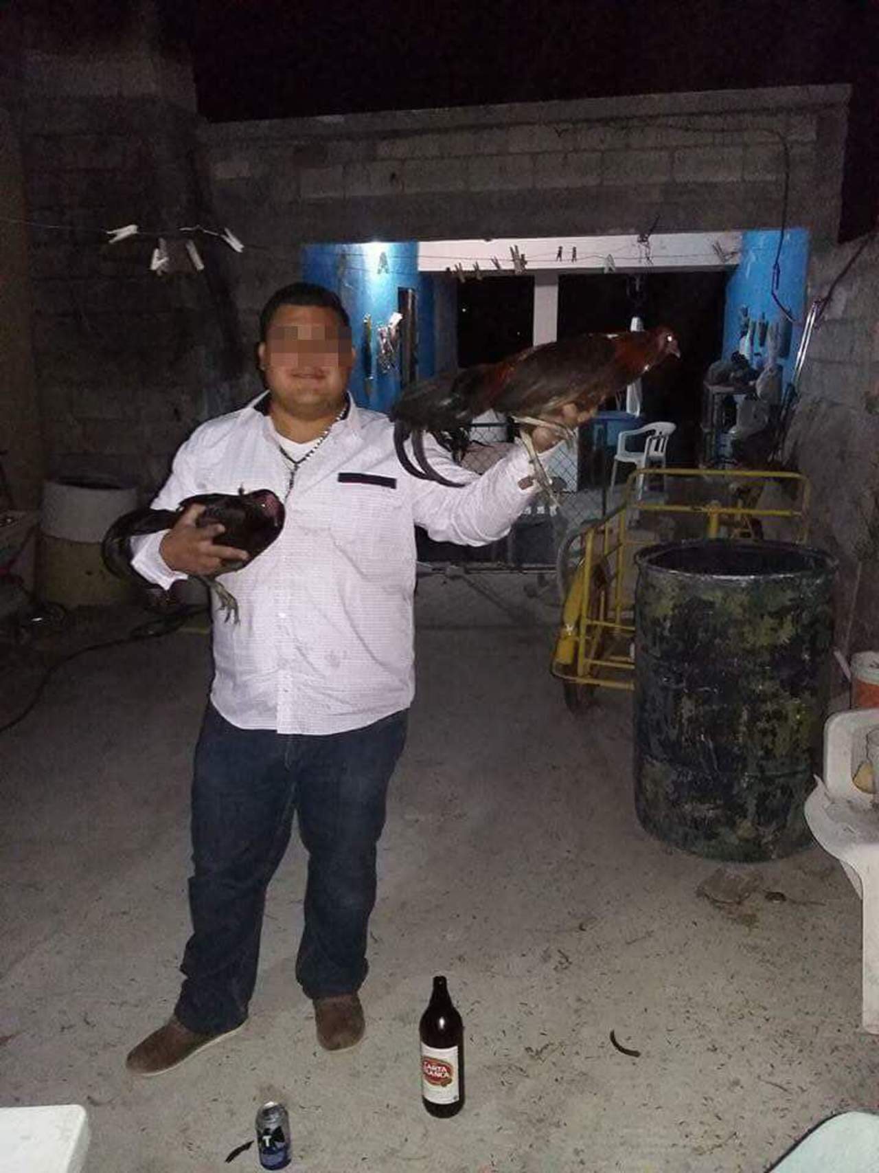 El hombre asesinado fue identificado como Víctor Alfonso Toscano Ramírez, conocido gallero. (ESPECIAL) 