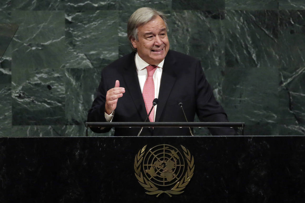 Advertencia. António Guterres, lanzó 'una señal de alerta' a la comunidad internacional.