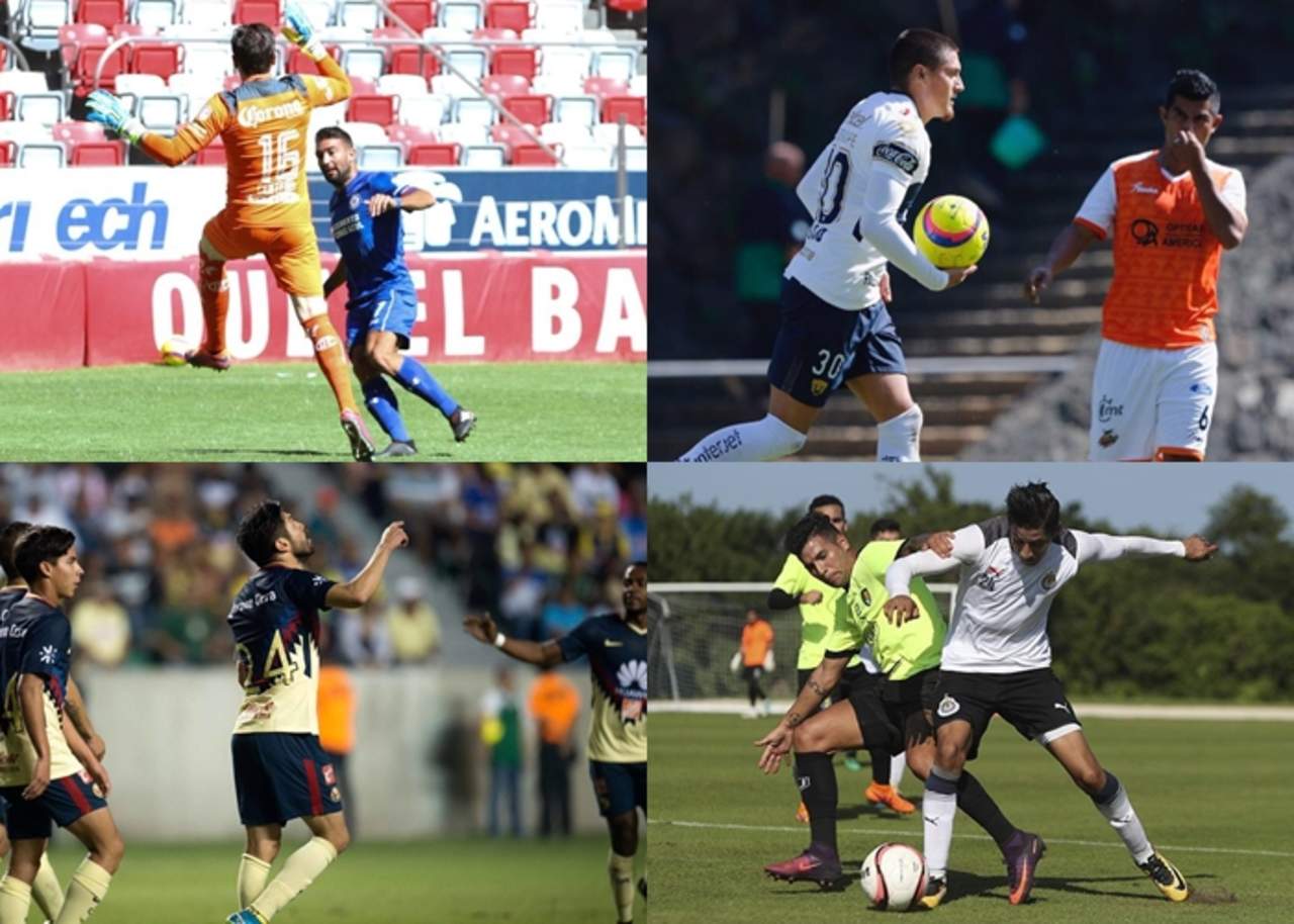 Los llamados 'grandes' del futbol mexicano disputaron encuentros de pretemporada, siendo América el único que terminara invicto. (ARCHIVO)