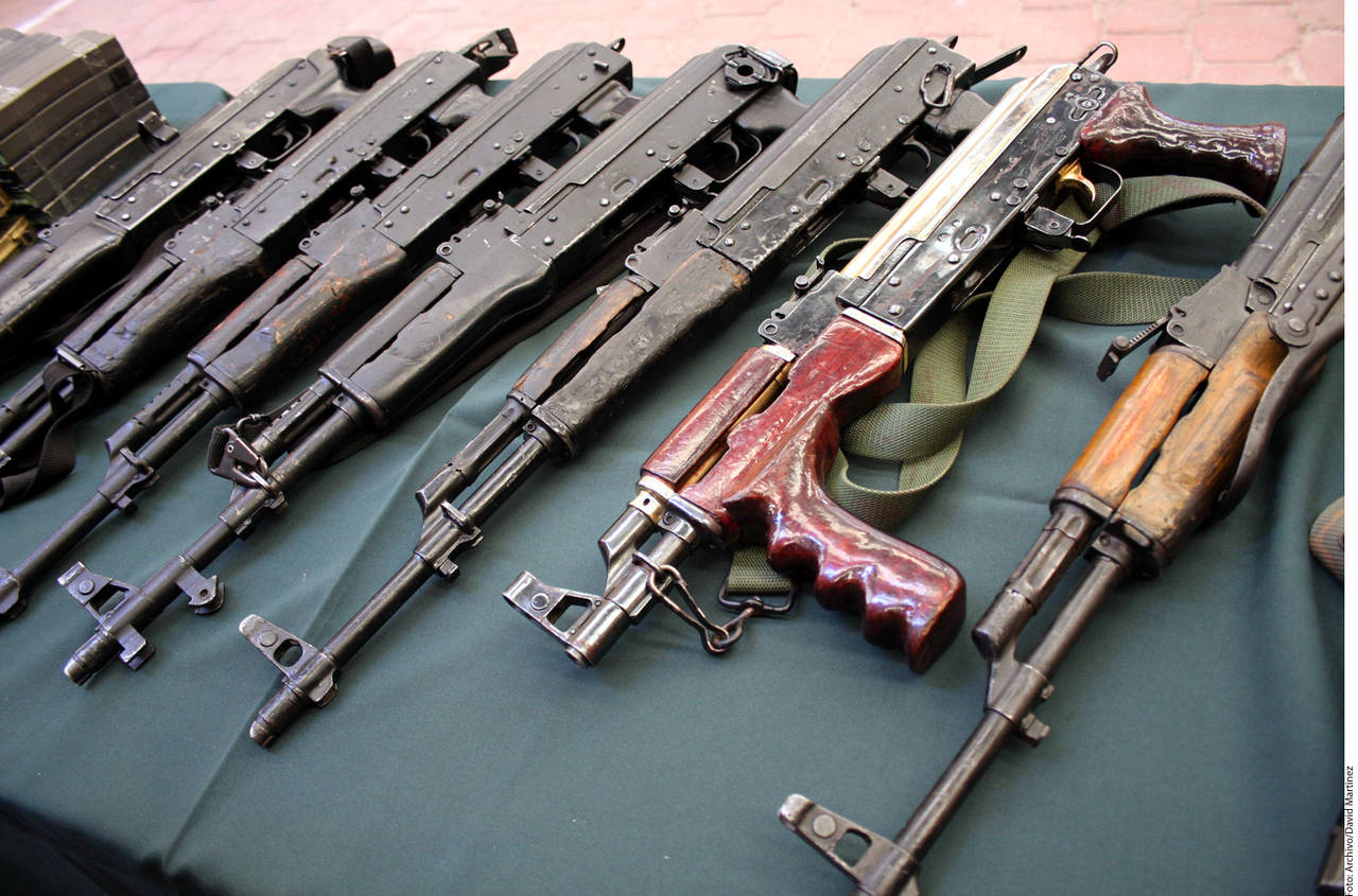 Datos. Se publicó ayer que la introducción ilegal de armas es un delito que prácticamente no se castiga en el país. (AGENCIA REFORMA) 