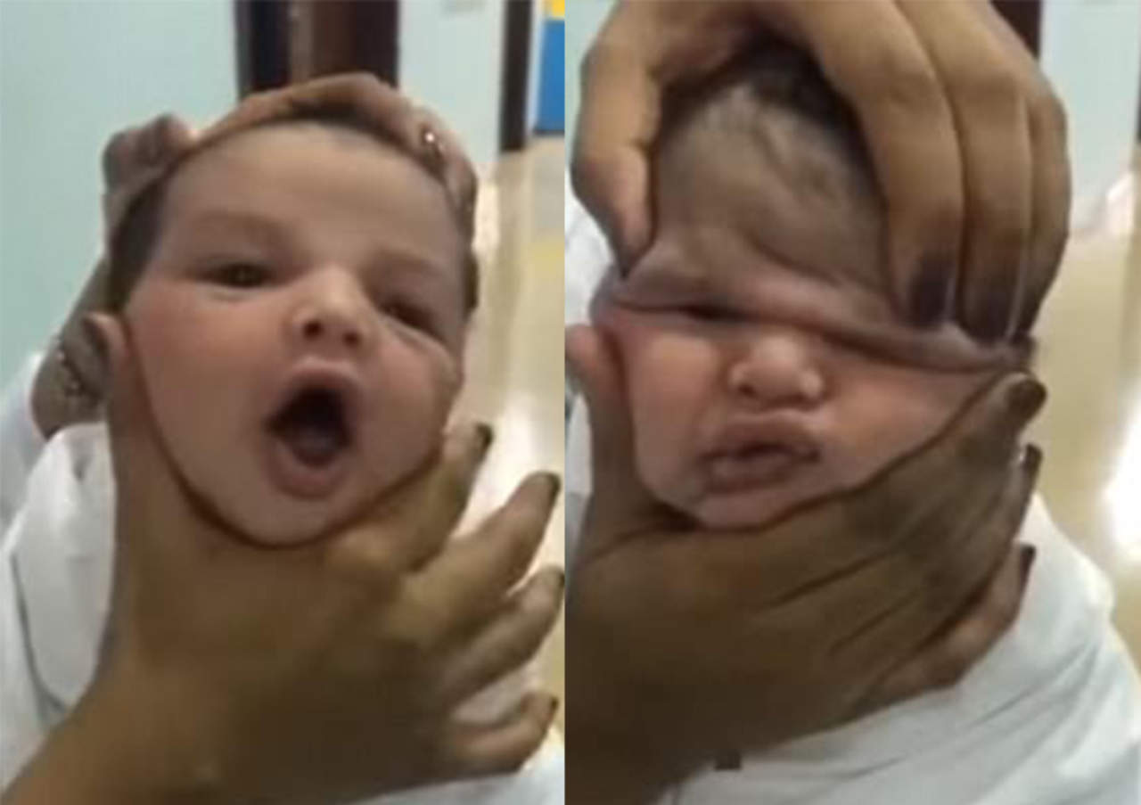Los padres del bebé enfurecieron al ver el video. (INTERNET)