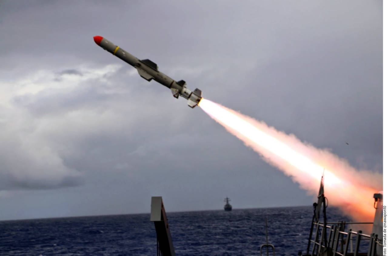 Arsenal. La oficina estadounidense venderá seis misiles RGM-84L Harpoon Block II a México.