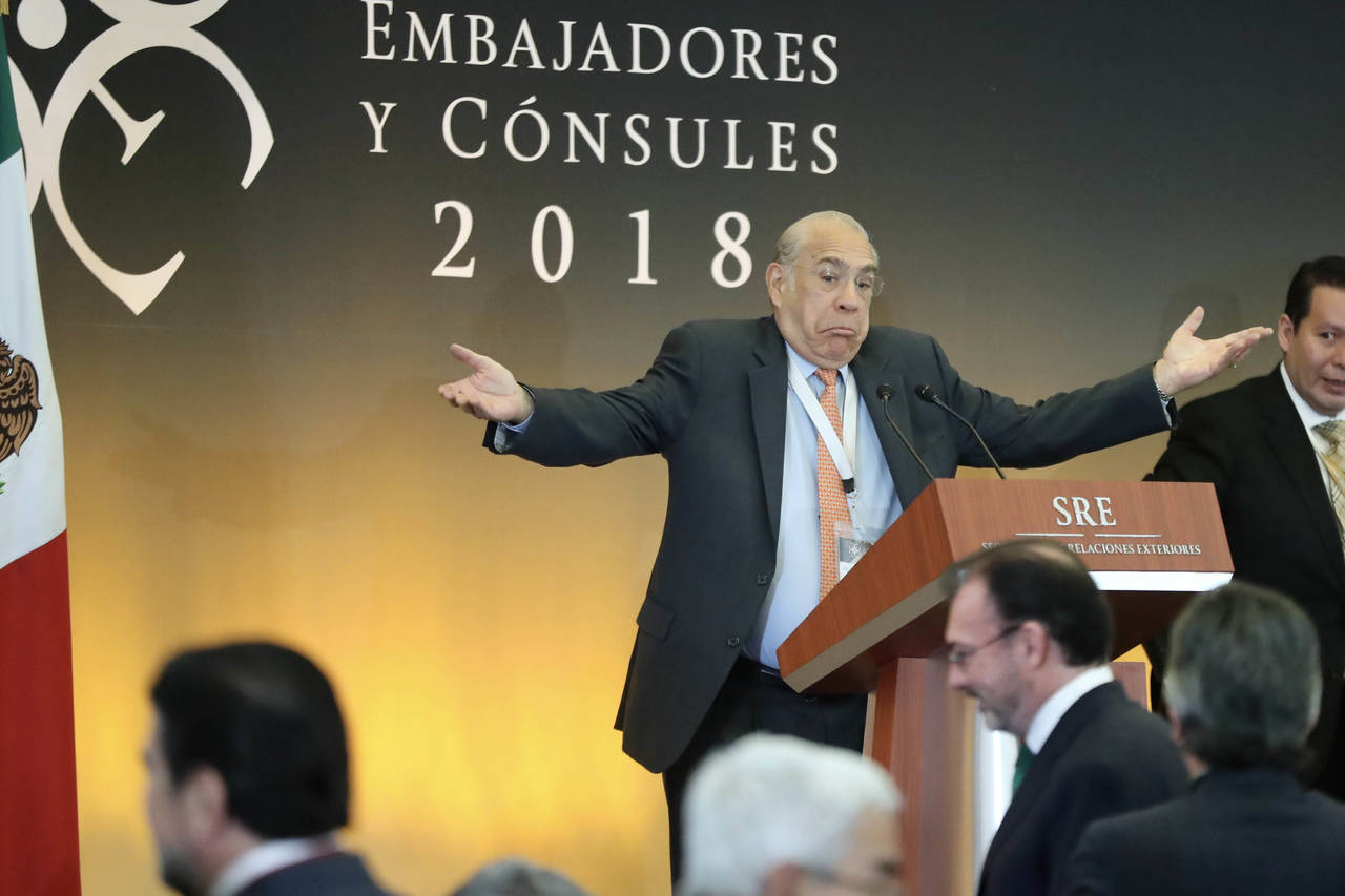 Prácticas. Para José Ángel Gurría es necesario que México se deshaga de viejas prácticas para poder avanzar. (NOTIMEX)