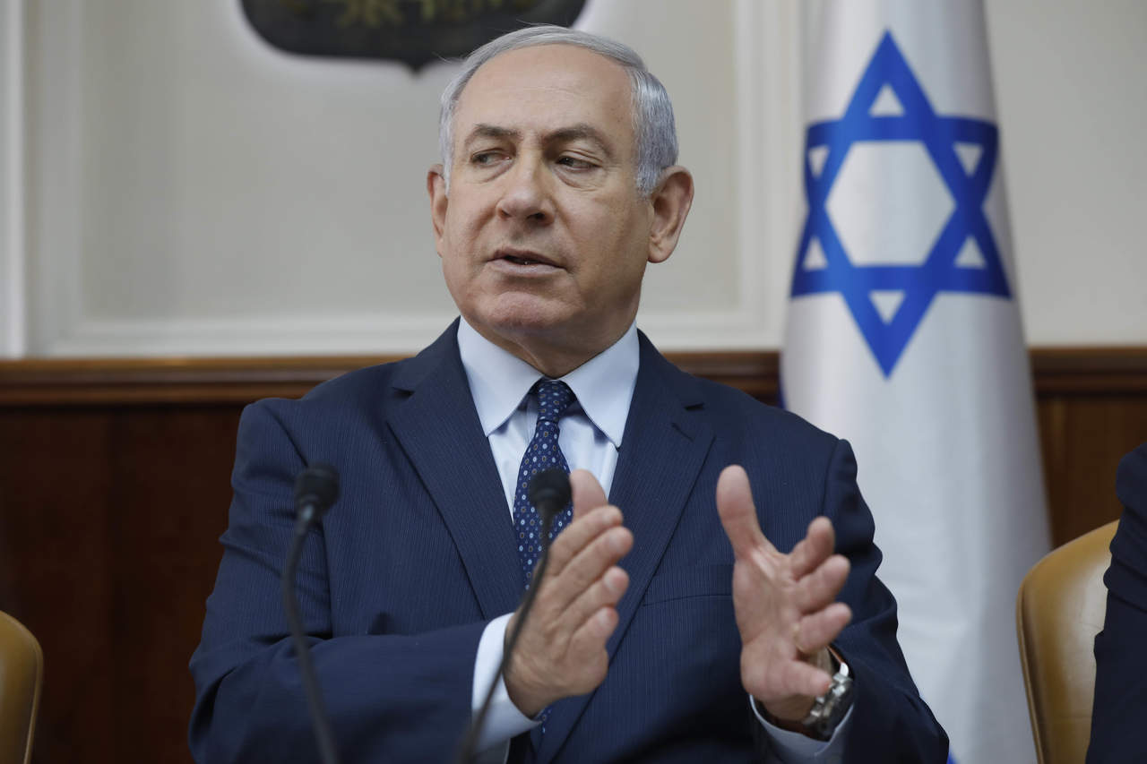 'Les propongo que deberíamos aumentar nuestra cooperación para nuestros intereses comunes, nuestra seguridad común y para la búsqueda de la paz', instó Netanyahu. (ARCHIVO)