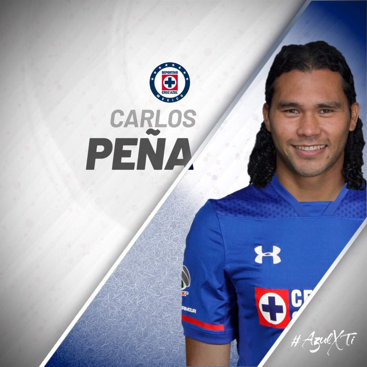 Carlos Peña pasó los exámenes médicos y firmó el contrato que lo liga a Cruz Azul por un año.