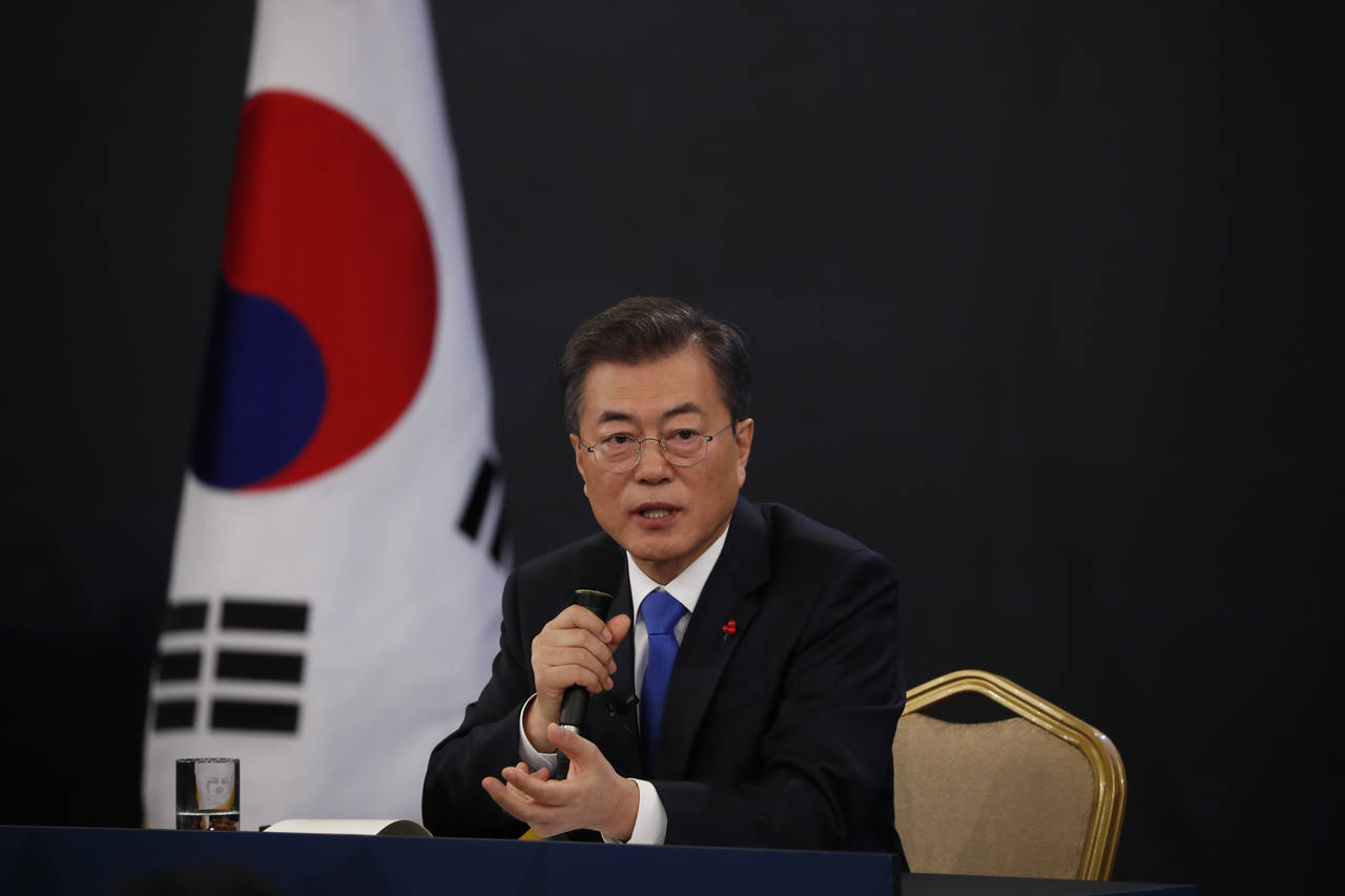 Advierte. Moon Jae-in dejó en claro que si el Norte realiza otra provocación, continuará él endureciendo las sanciones. (AP)