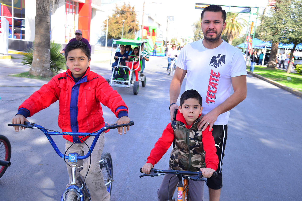 Diego, Tadeo y Carlos.