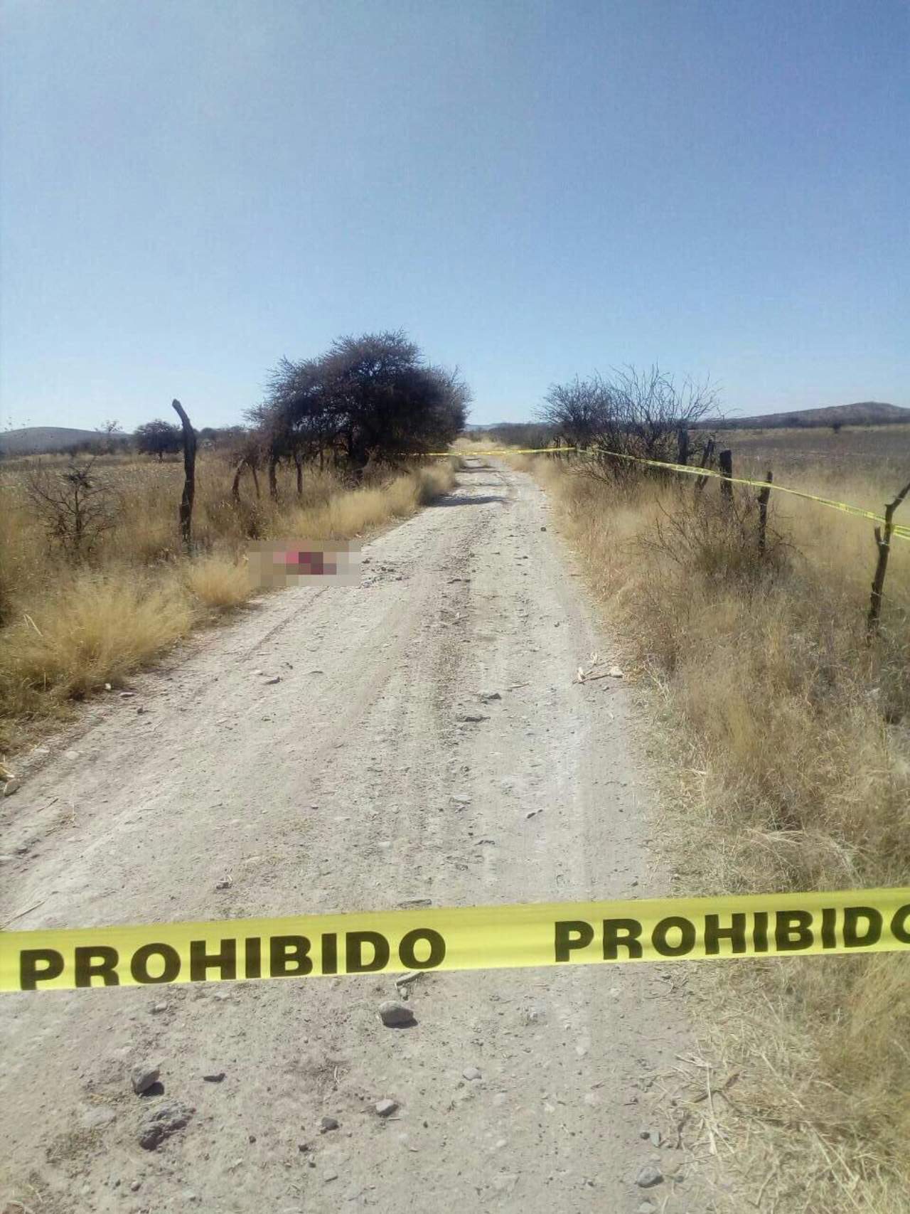 Fallecido. El cuerpo fue encontrado boca abajo en un camino de terracería en Cuencamé.(EL SIGLO DE TORREÓN) 