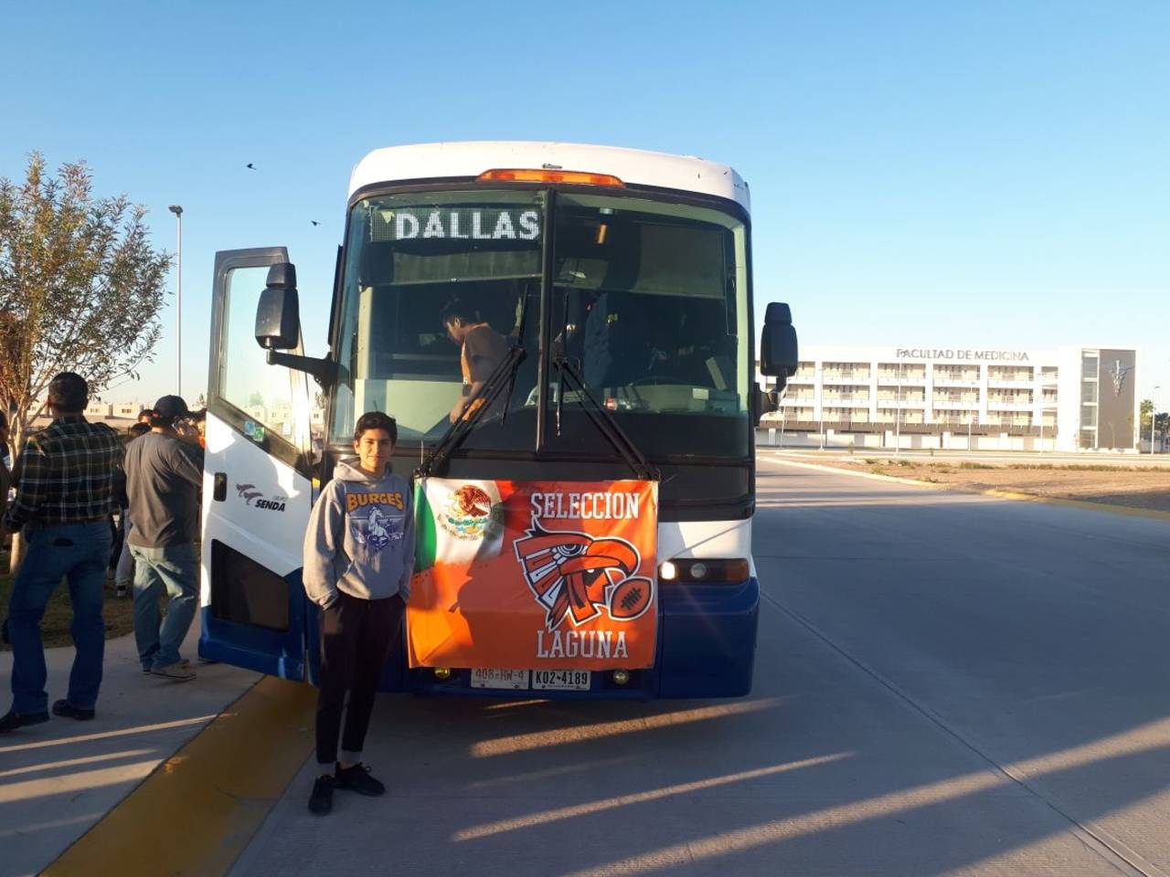 Los jugadores viajan con muchas ilusiones a Dallas, Texas. Selección Laguna sale  al International Bowl