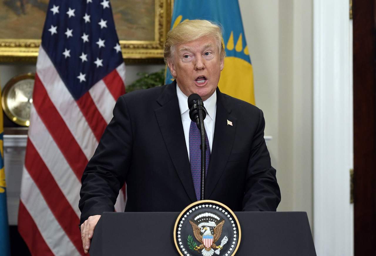 'Quiero que vengan de todas partes, de todas partes', dijo Trump al ser preguntado sobre el tema al comienzo de una reunión en la Casa Blanca con su homólogo de Kazajistán. (EFE)