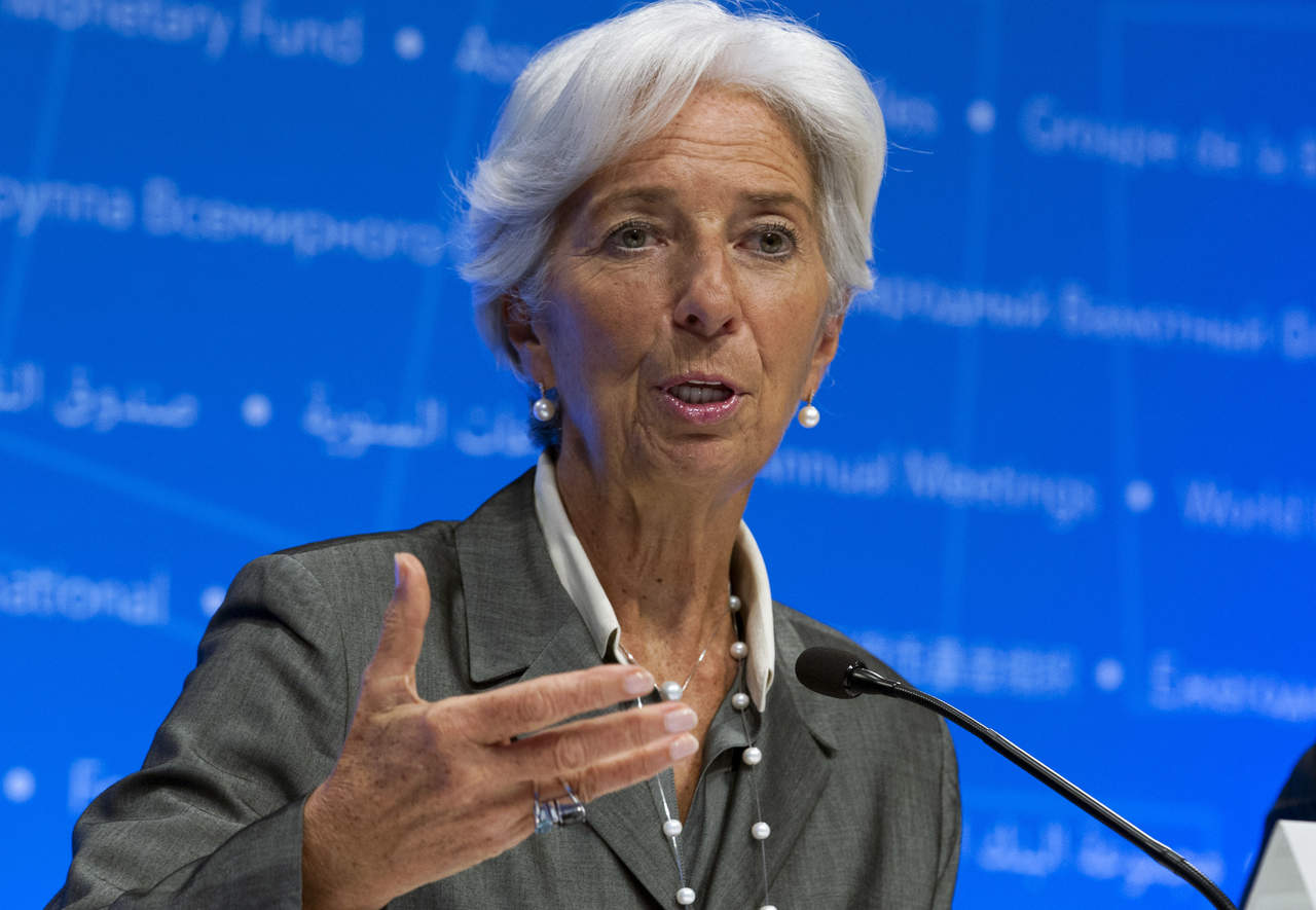 Christine Lagarde, directora del Fondo Monetario Internacional. (ARCHIVO) 