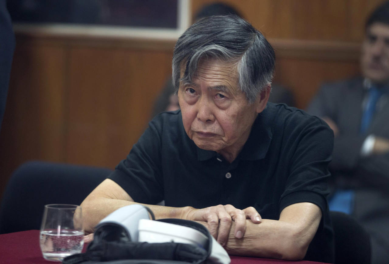 Fujimori estaba preso por crímenes de lesa humanidad. (AP)