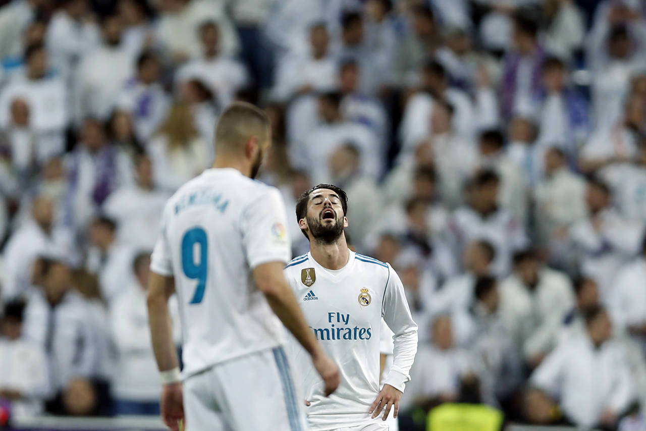 Real Madrid cayó en casa 2-1 ante Leganés y fue eliminado  en los cuartos de final de la Copa del Rey al terminar el marcador global 3-3, pero con Leganés avanzando por los goles de visitante. (AP)