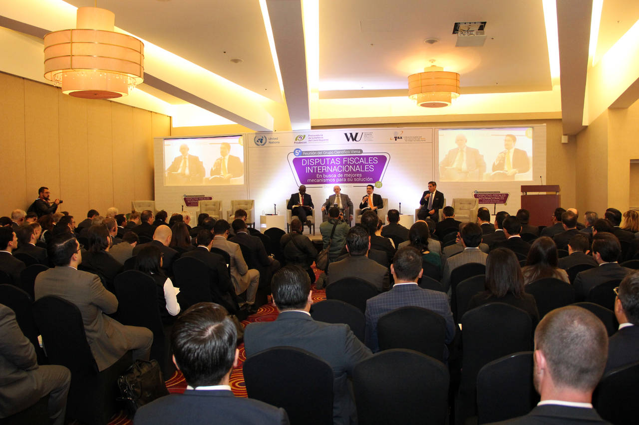 Panel fiscal. Ayer concluyó el foro de la ONU organizado por la Prodecon en Mëxico. (ARCHIVO) 