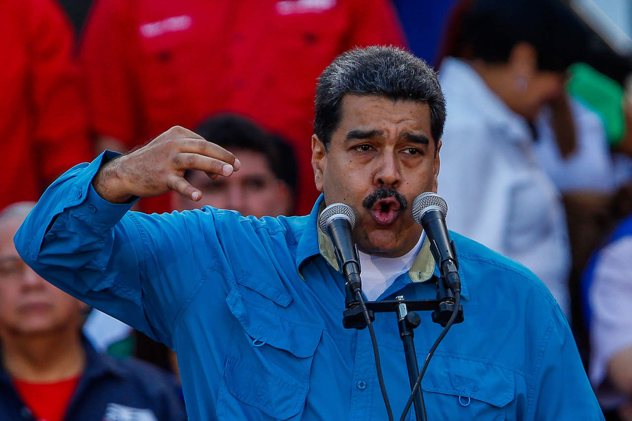 ‘Orden’. El presidente Nicolás Maduro, dijo que la oposición tiene “la orden” de retirarse de las elecciones “porque van a perder”. (EFE)