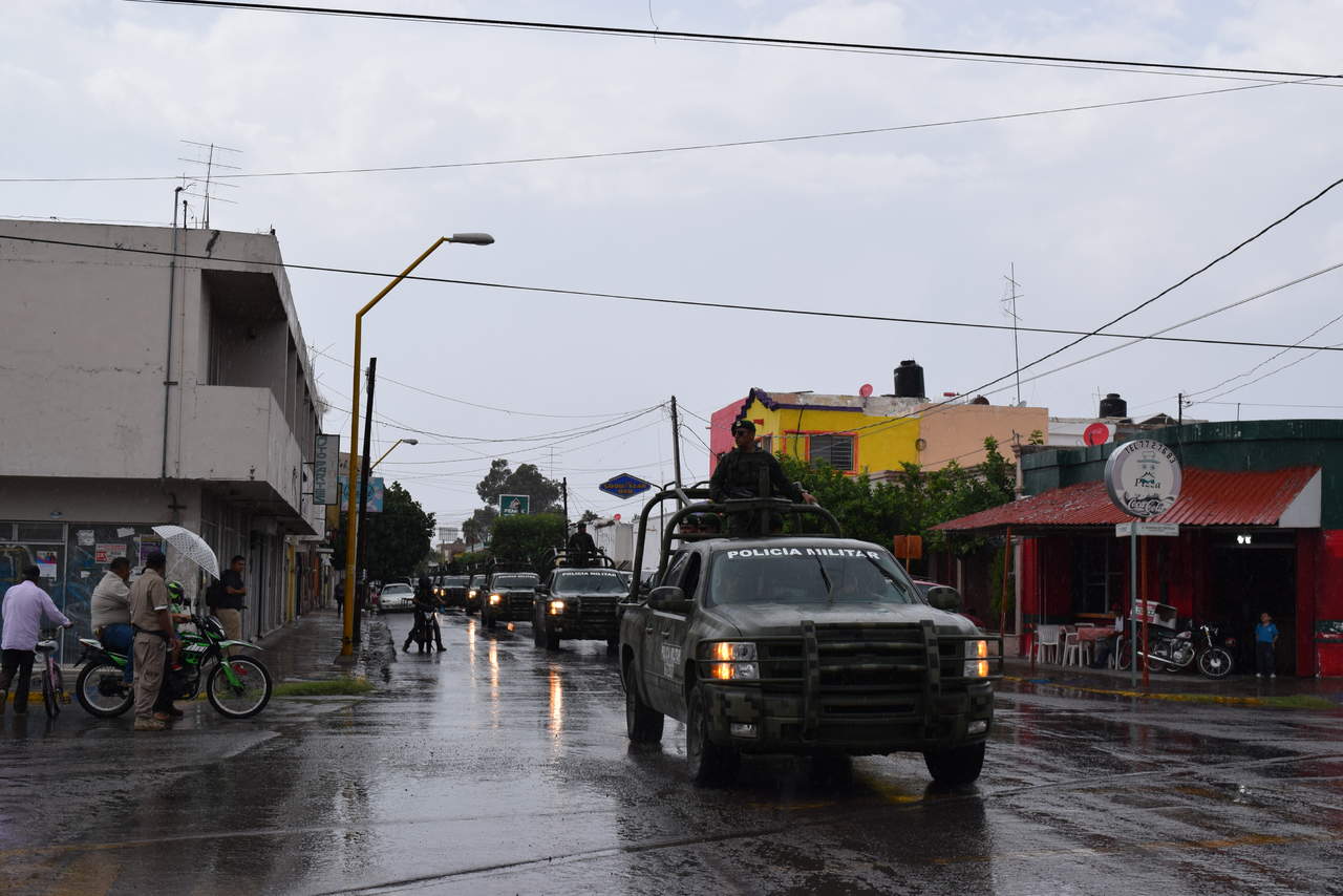 La Policía Militar también tiene presencia en los municipios de Francisco I. Madero y San Pedro.(ARCHIVO)