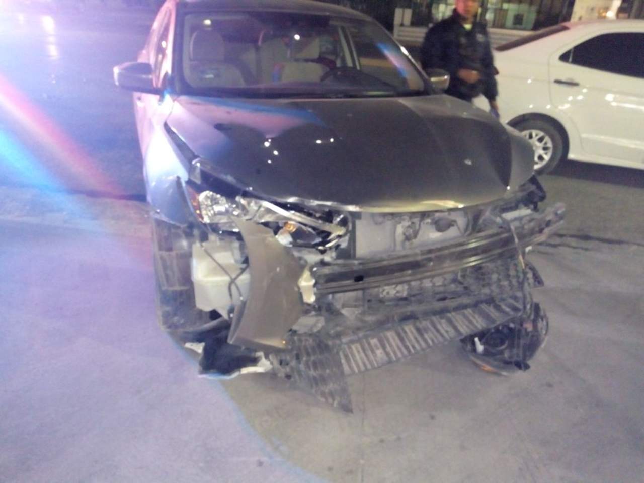La madrugada del domingo se registraron tres accidentes en Torreón. (TWITTER) 