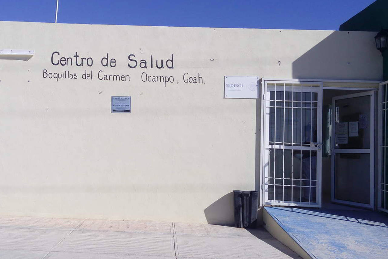 Vacía. La clínica del puerto fronterizo Boquillas del Carmen se encuentra vacía. 