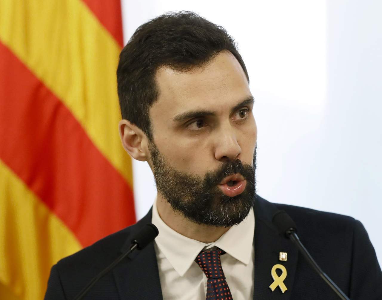 Torrent mantuvo, no obstante, que 'el único candidato' a presidente de Cataluña sigue siendo el independentista Carles Puigdemont, huido de la Justicia española. (ARCHIVO)