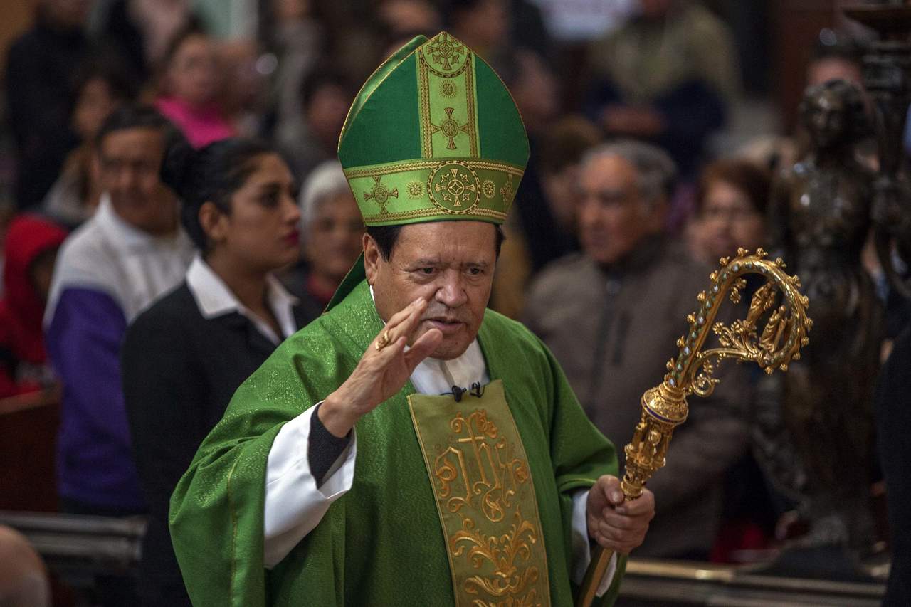 Rivera Carrera oficia su última misa como arzobispo primado de México. (ARCHIVO) 