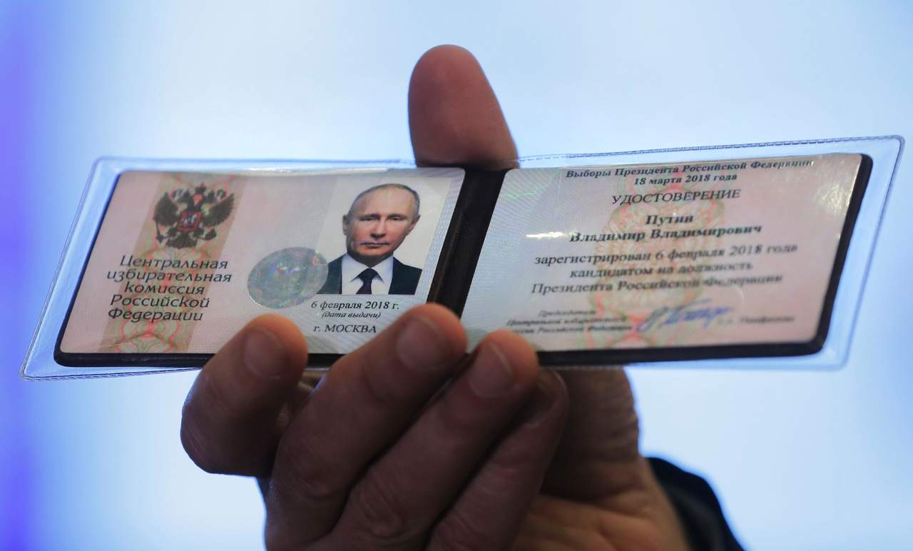 Putin, quien según los sondeos ganará los comicios por mayoría abrumadora, optó por presentarse a la reelección como independiente. (EFE)