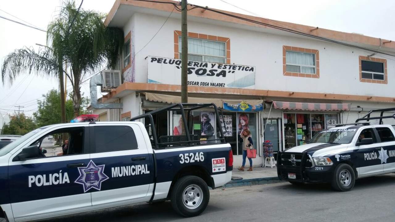 Al lugar acudieron elementos de la Dirección de Seguridad Pública Municipal y de Fuerza Coahuila. (EL SIGLO DE TORREÓN) 