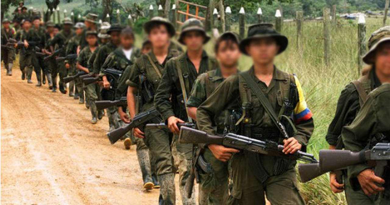 Período. Las FARC habrían reclutado al menos a 16 mil 879 menores entre 1960 y 2016. (ESPECIAL)