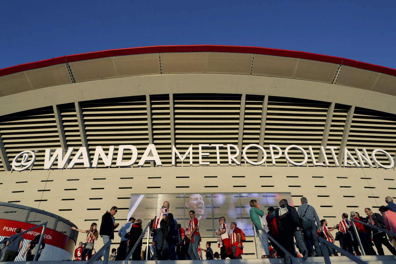 El estadio del Atlético de Madrid será sede de la final de Copa del Rey entre Barcelona y Sevilla. (ARCHIVO)