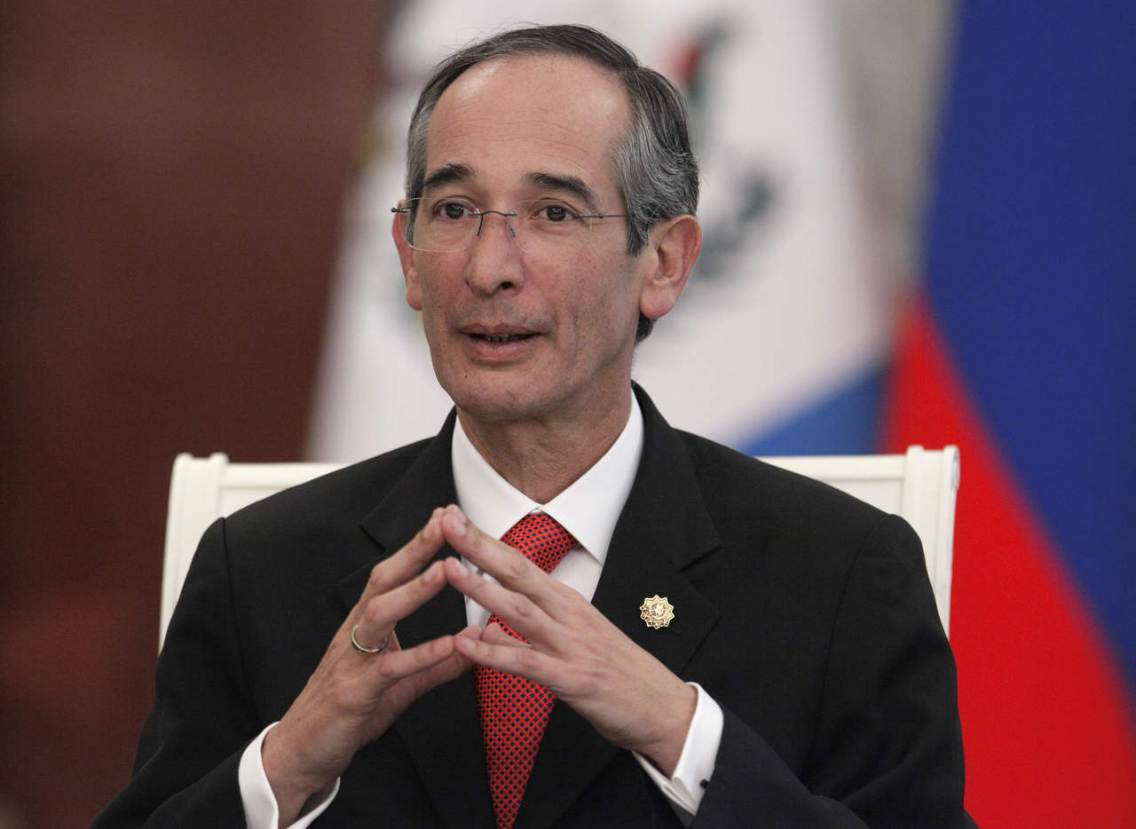 Colom se convirtió en el tercer expresidente guatemalteco en ser encarcelado por supuesta corrupción política. (AP)