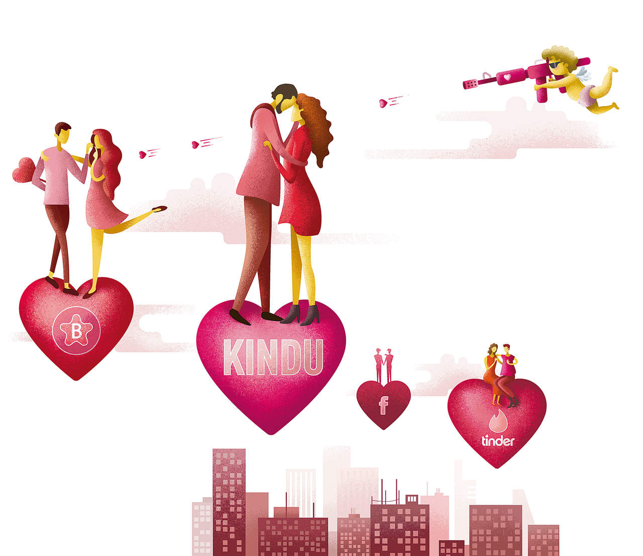 Aplícate con tu pareja este Día de San Valentín utilizando estas recomendaciones de funciones en redes sociales y apps. (EL UNIVERSAL)