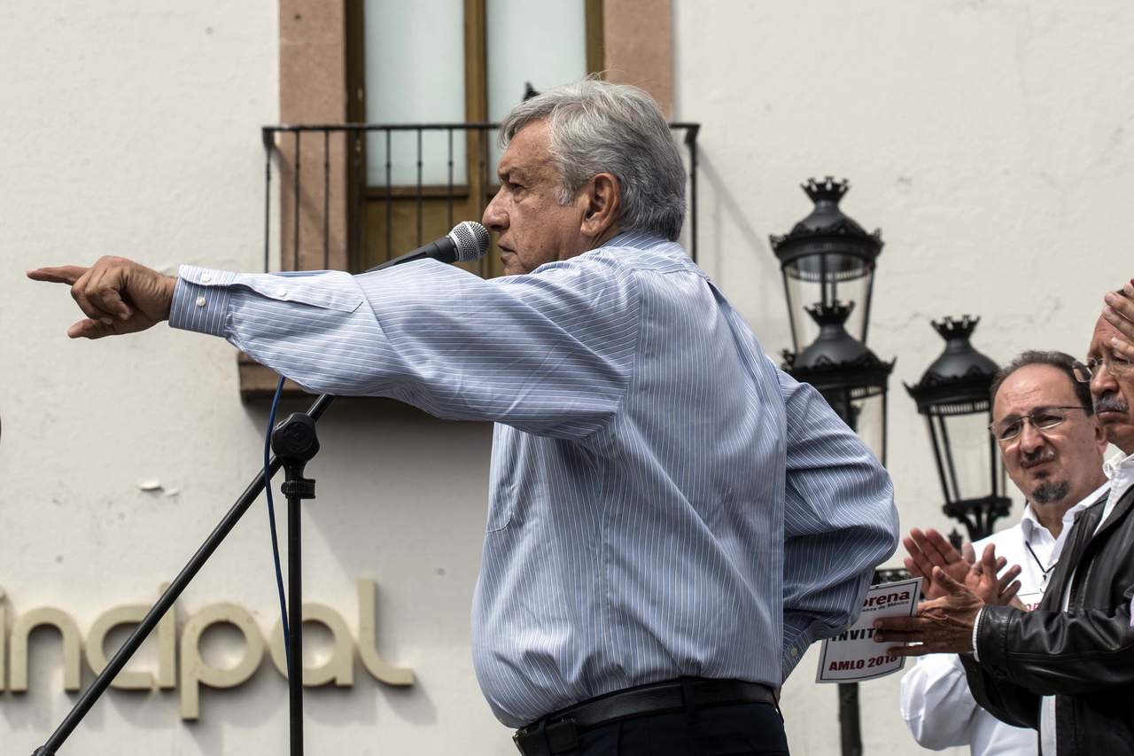 La coalición 'Juntos Haremos Historia' que encabeza Andrés Manuel López Obrador, fue la que más difusión tuvo en los programas monitoreados. (ARCHIVO)